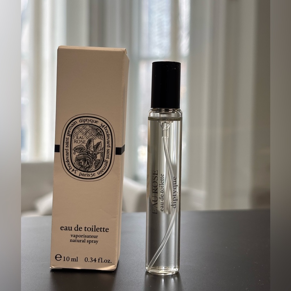 🌹✨ Diptyque Eau Rose EDT 10ml Travel Spray – Fresh Rose & Lychee ✨🌹